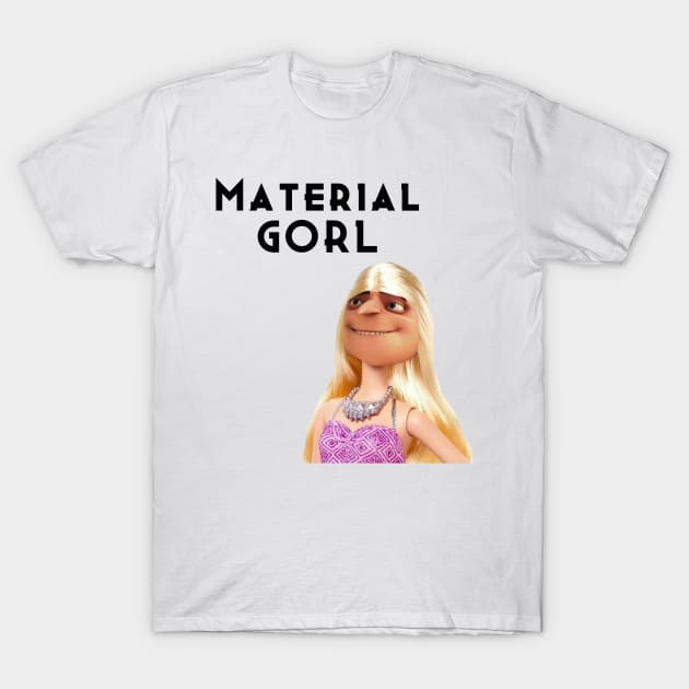 Material Gorl Barbie Guru from Despicable Me T-Shirt by ToughCookie98